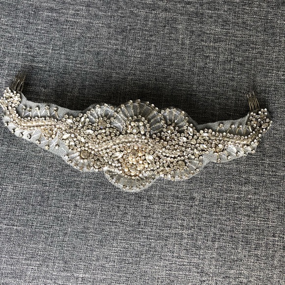 Silver Swarovski Crystal Headpiece main image 4